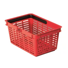   Bevásárlókosár, műanyag, 19 l, DURABLE, piros (DB1801565080)
