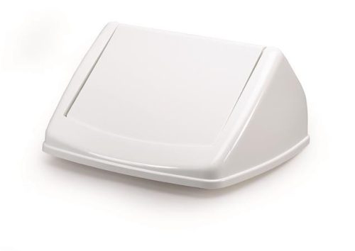 Billenő tető, 40 l-es szemeteshez, műanyag, DURABLE Durabin®, fehér (DB1801574011)
