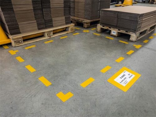 Padlójelölő ablak, sárga, A5, eltávolítható, DURABLE (DB180704)