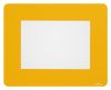 Padlójelölő ablak, sárga,  A5, eltávolítható, DURABLE (DB180704)
