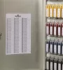 Zárható kulcsszekrény, 48 kulcs, DURABLE KEY BOX,ezüst (DB195423)