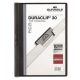 Gyorsfűző, klipes, A4, DURABLE DURACLIP® 30, fekete (DB220001)