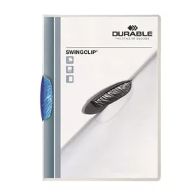   Gyorsfűző, klipes, A4, DURABLE Swingclip&reg; 30, kék (DB226006)