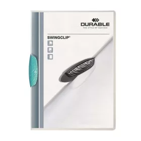   Gyorsfűző, klipes, A4, DURABLE Swingclip&reg; 30, világoskék (DB226014)