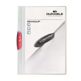   Gyorsfűző, klipes, A4, DURABLE Swingclip&reg; 30, bíbor (DB226035)