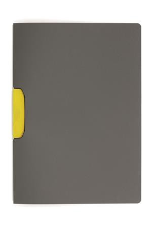Gyorsfűző, klipes, A4, DURABLE DURASWING® COLOR 30, sárga (DB230404)