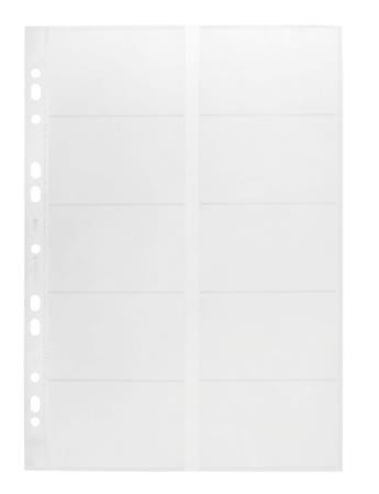 Névjegytartó betét, 10 db-os, DURABLE (DB238919)