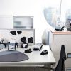 Névjegykártyatartó, műanyag, 200 db-os, A-Z regiszterrel, fekvő, DURABLE, VISIFIX®, fekete (DB241301)