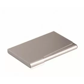   Névjegykártyatartó tárca, fém, 20 db-os, DURABLE, matt ezüst (DB241523)