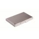 Névjegykártyatartó tárca, fém, 20 db-os, DURABLE CARD BOX DUO, ezüst (DB243323)