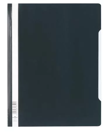 Gyorsfűző, PP, A4+, DURABLE, fekete (DB257001)