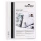 Gyorsfűző, A4, széles, panorámás, DURABLE DURAPLUS®, fehér (DB257902)
