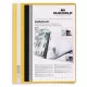 Gyorsfűző, A4, széles, panorámás, DURABLE DURAPLUS&reg;, sárga (DB257904)