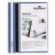 Gyorsfűző, A4, széles, panorámás, DURABLE DURAPLUS®, kék (DB257906)