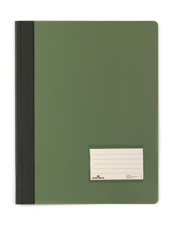 Gyorsfűző, A4, extra erős, széles, DURABLE, zöld (DB268005)