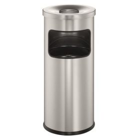   Tűzálló szemetes, kerek, hamutartóval, DURABLE Safe, ezüst (DB333223)