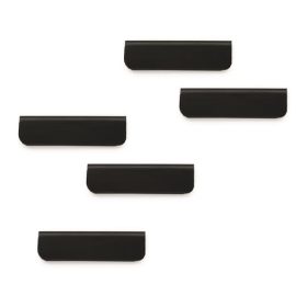   Jegyzettartó klip, öntapadó, mágneses, DURABLE DURAFIX® CLIP, fekete (DB470501)