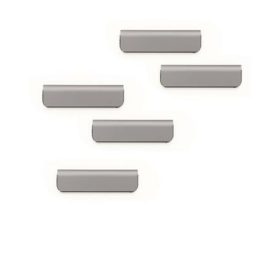   Jegyzettartó klip, öntapadó, mágneses, DURABLE DURAFIX® CLIP, ezüst (DB470523)