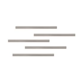   Irattartó, A4, öntapadó hátlappal, mágneses, DURABLE DURAFIX® RAIL, ezüst (DB470723)