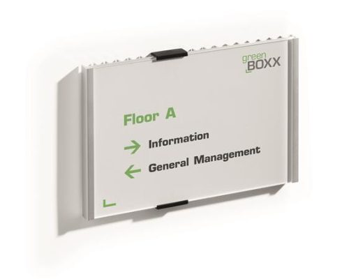 Információs tábla, 210x148,5 mm, DURABLE INFO SIGN, ezüst (DB480523)
