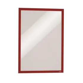   Infokeret, A3, mágneses, DURABLE DURAFRAME&reg; MAGNETIC, piros (DB486803)