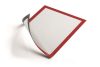 Infokeret, A4, mágneses, DURABLE DURAFRAME® MAGNETIC, piros (DB486903)