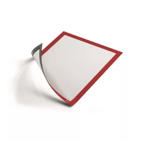   Infokeret, A4, mágneses, DURABLE DURAFRAME&reg; MAGNETIC, piros (DB486903)