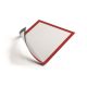 Infokeret, A4, mágneses, DURABLE DURAFRAME® MAGNETIC, piros (DB486903)