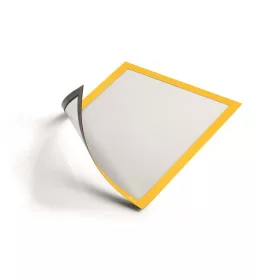   Infokeret, A4, mágneses, DURABLE DURAFRAME&reg; MAGNETIC, sárga (DB486904)