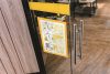 Infokeret, A4, öntapadó háttal, DURABLE DURAFRAME®, sárga (DB487204)