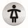 Információs piktogram, öntapadó, DURABLE Női WC (DB490423)