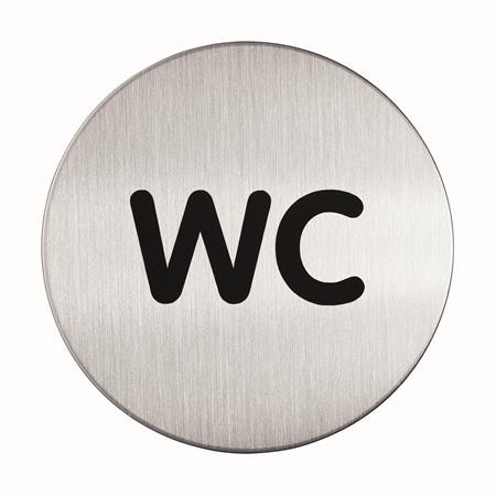 Információs piktogram, öntapadó, DURABLE WC (DB490723)