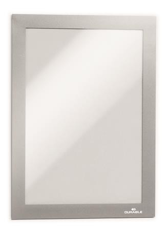 Infokeret, A5, mágneses, DURABLE DURAFRAME MAGNETIC, ezüst (DB494723)