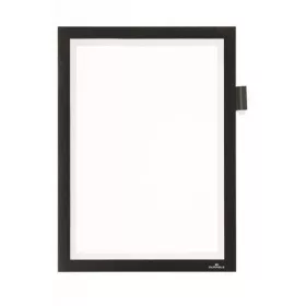   Infokeret, A4, öntapadó, jegyzetelhető, DURABLE DURAFRAME&reg; NOTE, fekete (DB499301)