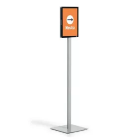   Padlóállvány, A4, DURABLE INFO STAND BASIC, antracit-szürke (DB501257)