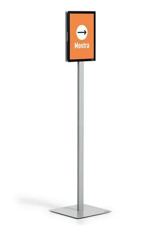 Padlóállvány, A4, DURABLE INFO STAND BASIC, antracit-szürke (DB501257)