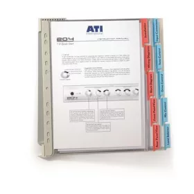   Bemutatótábla tartó, fali, 10 db bemutatótáblával, DURABLE FUNCTION WALL 10, vegyes szín (DB569100)