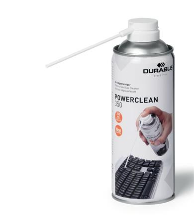 Sűrített levegős porpisztoly, nem gyúlékony, 350 ml, DURABLE POWERCLEAN&reg; 350 (DB582919)