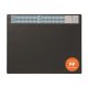 Könyökalátét, 650x480 mm, éves naptárral, DURABLE, fekete (DB722501)