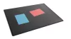 Könyökalátét, 650x500 mm, PP, átlátszó fedlappal, DURABLE, fekete (DB723301)