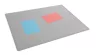 Könyökalátét, 650x500 mm, PP, átlátszó fedlappal, DURABLE, szürke (DB723310)