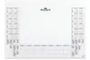 Könyökalátét tömb, 570x410 mm, éves naptárral, DURABLE (DB729202)