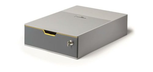 Irattároló, műanyag, 1 zárható fiókos, DURABLE VARICOLOR® SAFE (DB760127)