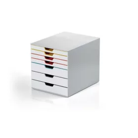   Irattároló, műanyag, 7 fiókos, DURABLE  VARICOLOR® MIX 7, színes (DB762727)