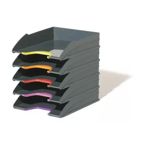   Irattálca szett, műanyag, 5 részes, DURABLE VARICOLOR&reg; 5 (DB770557)