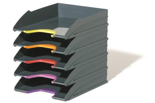 Irattálca szett, műanyag, 5 részes, DURABLE VARICOLOR® 5 (DB770557)