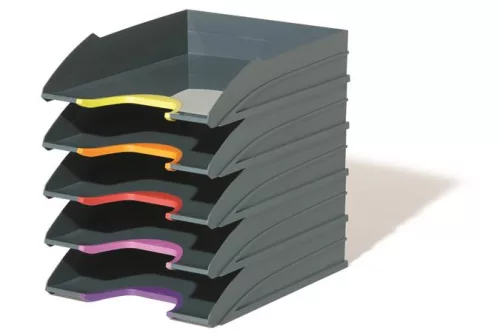 Irattálca szett, műanyag, 5 részes, DURABLE VARICOLOR® 5 (DB770557)