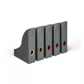  Iratpapucs készlet, műanyag, 73 mm, DURABLE VARICOLOR&reg;, vegyes (DB770657)