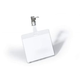 Névkitűző, csíptetővel, 60x90mm, DURABLE (DB800319)