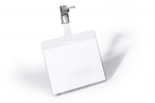Névkitűző, csíptetővel, 60x90mm, DURABLE (DB800319)